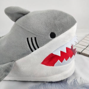 Cute Cartoon Shark Indoor Warm Home Cotton Slippers
