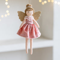 Christmas Decoration Girl Angel Small Pendant
