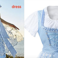 Halloween Munich German Beer Garden Long Short-sleeved Printed Lace-up Oktoberfest Dress