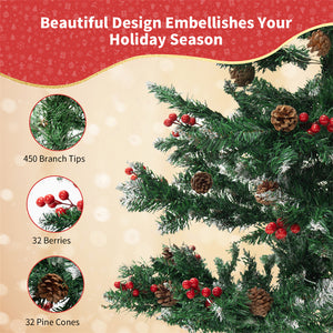 Pine Cones & Berries Christmas Tree