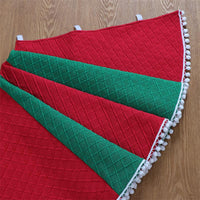 Christmas Tree Skirt Decorative Knitted Non-woven Fabric
