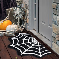 Halloween Vampire Lips or Spiderweb Door Mat