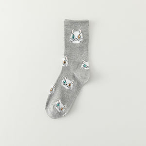 Cute Cartoon Cat Kitten Socks