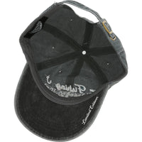 Fishing - Dark Gray Washed Cotton Twill Hat
