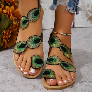 Peacock Eye Sandals