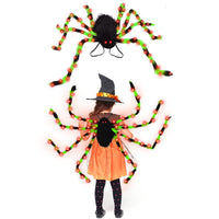 Halloween Spider Backpack Nine LED Modes Plush
