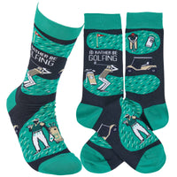 Rather Be Golfing Socks
