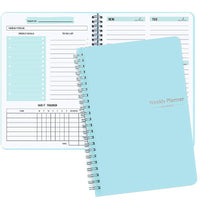 Simple Un-dated Weekly Planner Notebook
