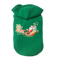 Pet Dog Christmas Clothes Coat Cotton Hooded Sweatshirt
