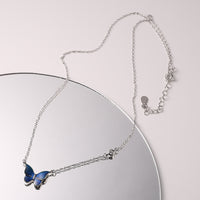Color-changing Butterfly Novelty Mood Necklace
