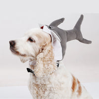 Sombrero de tiburón para mascotas de Halloween, casco de transformación súper lindo y lindo