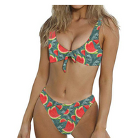Fruit Print Bikini Swimsuit
