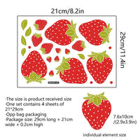 Creative Strawberry Wall Decal Stickers
