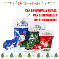 Christmas Stocking Ziplock Bags (30 Pcs - Assorted Sizes)
