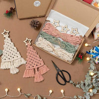 DIY Handwoven Christmas Tree Decoration Material Bag
