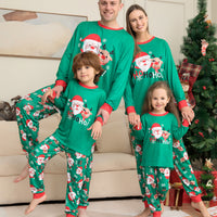 Christmas Pajamas For Family Matching Family Christmas PJs Sets Santa Claus Printed Top Sleepwear