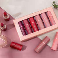 Matte Matte Waterproof Six Lipstick Gift Box Set