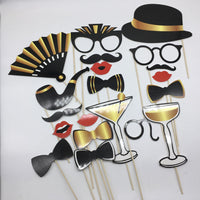 Hand Holding Wedding Funny Photography Props Paper Beard
