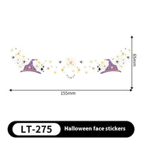 Halloween Makeup Stickers Dress Up Cute Painted
