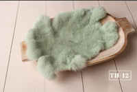 Newborn Photography Props Solid Color Background Blanket

