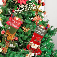 3D Plush Christmas Stocking