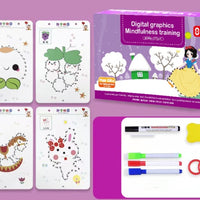 Interesting Children's Pen Control Training This Kindergarten Erasable Paper