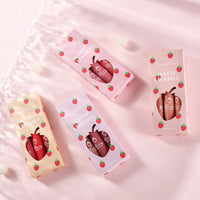 3 Strawberry Set Box Velvet Mist Matte Lip Glaze Lipstick
