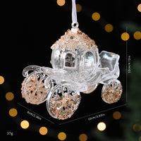 Sequined Acrylic Christmas Tree Ornament
