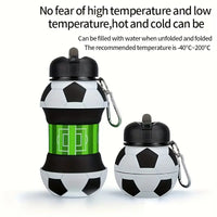 Foldable Soccer Ball Shape Water Bottles
