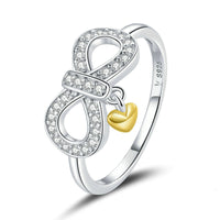Sterling Silver Infinity Symbol Ring For Men And Women
