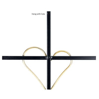 Dicksons - Wall Cross With Gold Heart
