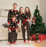 Conjunto de pijamas navideños familiares, pijamas navideños para familia, pijamas navideños, ropa de dormir navideña
