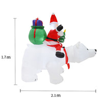 Inflatable Santa Claus Outdoor Christmas Decorations
