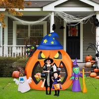 6.9ft Pumpkin Inflatable Halloween Decoration
