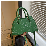 Halloween Spider Web Saddle Bags Fashion Personality Crossbody Shoulder Bag With Handle Women's Handbags
