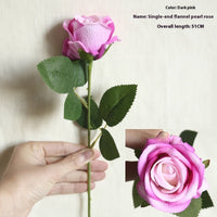 Valentine's Day Flannel Rose Fake Flower Photography Flower Shop Decorations
