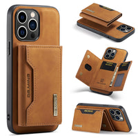 Two-in-one Leather Magnetic Wallet iPhone Case
