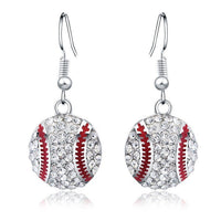 Baseball Necklace and Earrings