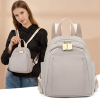 Oxford Cloth Lightweight Mini Backpack Simple And Fashionable

