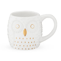 Olivia™ 3D Gold Accented Ceramic Owl Mug