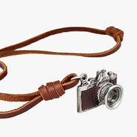 Fashion Clothing Lanyard Nostalgic Camera Pendant
