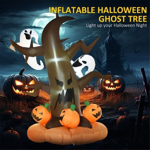 Inflatable Haunted Halloween Tree Outdoor Decoration
