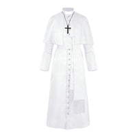 Medieval Retro Priest Cosplay Costume
