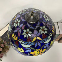 Exquisite Bird Strawberry Pattern Tiffany Table Lamp
