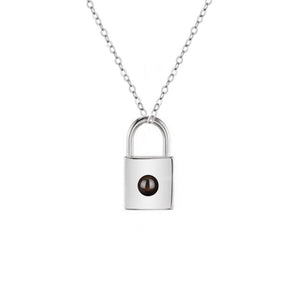 Lock Heart In 100 Languages I Love Your Projection Necklace