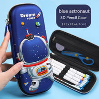 Three-dimensional Pencil Case Primary School Kindergarten Cartoon Large Capacity Pencil Case Pencil Box
