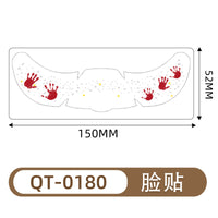 Halloween Face Tattoo Stickers - Waterproof Fake Freckles Temporary Tattoos For Women & Men
