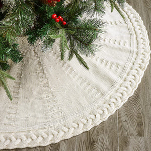 Christmas Knitted Tree Skirt