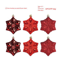 Christmas Tree Ball Star Snowflake Ornaments (6 Pcs)
