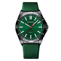 Simple Unisex Round Silicone-band Couples Watch Waterproof
